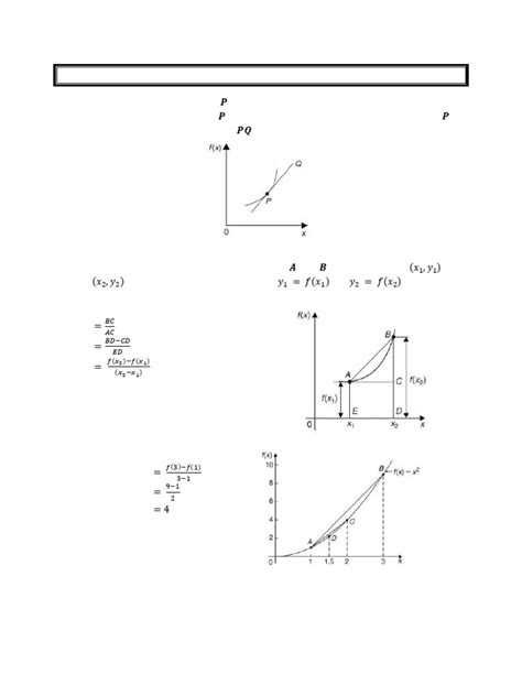 THE GRADIENT OF A CURVE | PDF