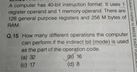 CO and Architecture: Instructions