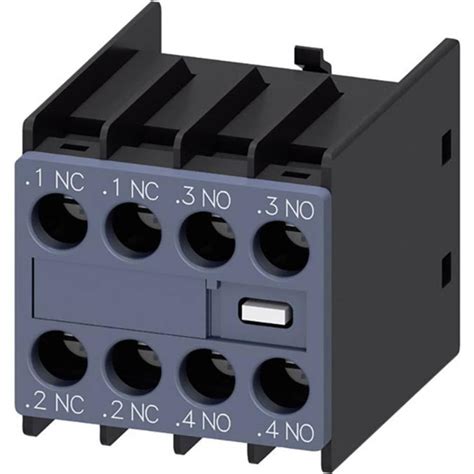 Siemens 3RH2911-1HA22 Auxiliary Contact Block 2NO + 2NC : Amazon.in ...