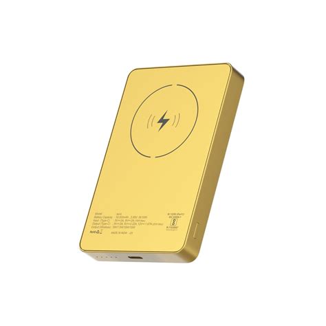 Stuffcool Aura 10000mAh 15W Magnetic Wireless Powerbank with Gold Fini ...