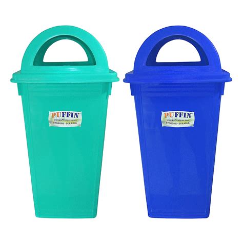 E-Ware 80Ltr garbage dustbin trunk garbage pack of 2 : Amazon.in: Home ...