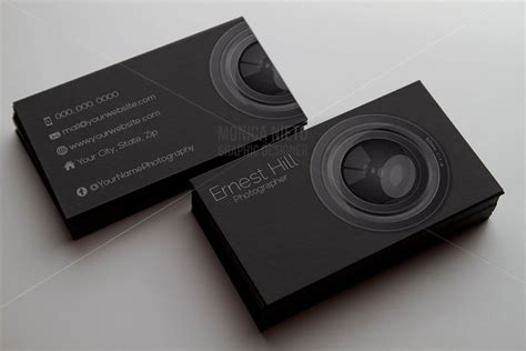 business card design for photography