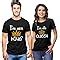 Buy Hangout Hub Couple T Shirts for Couples | Printed I Am Her King His ...