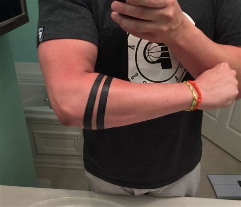 Arm 2 Lines Tattoo Meaning - Forearm Tattoo Ideas