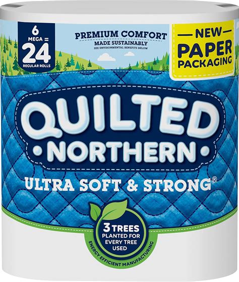 Amazon.com: Quilted Northern Ultra Soft & Strong Toilet Paper, 6 Mega ...