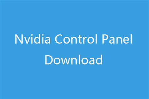 How to Update NVIDIA Control Panel 的图像结果