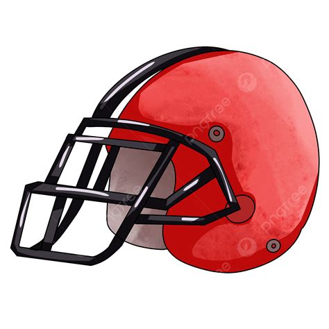 Red Football Helmet Clipart