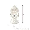 Buy MOONPLUS Silver Kamakshi Deepa/Traditional Diya/Velli Vilakku for ...