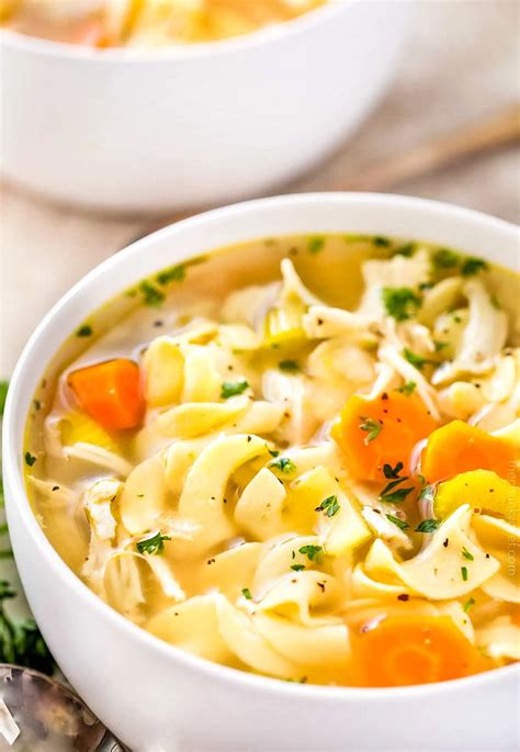 Easy Chicken and Noodle Soup - Recipelast