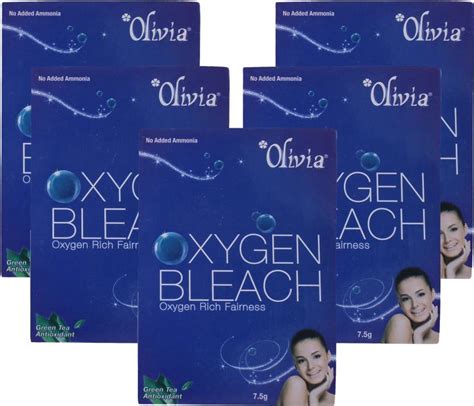 Olivia Skin Lightening Oxygen Bleach Rich Fairness - Pack of 5 - Price ...