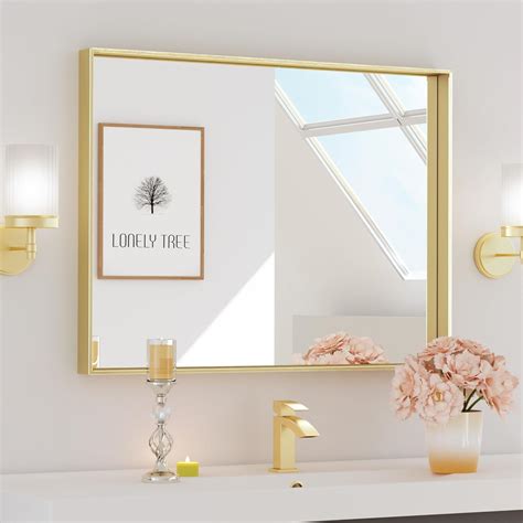 Brushed Gold Vanity Mirrors at Nigel Nix blog