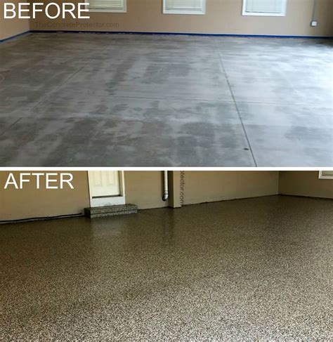 Epoxy Basement Floor Before And After