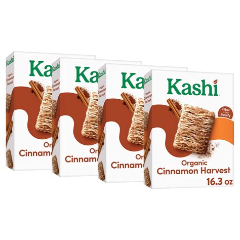 (4 pack) Kashi Breakfast Cereal, Fiber Cereal, Family Breakfast ...