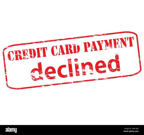 Credit card payment declined hi-res stock photography and images - Alamy