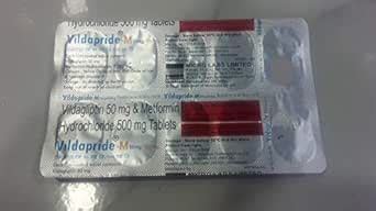Vildapride-M 50mg/500mg - Strip of 10 Tablets : Amazon.in: Health ...