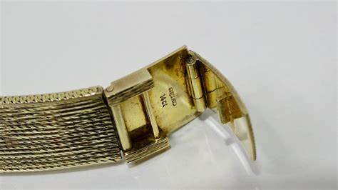 Seiko 14k Gold Wrist Watch at 1stDibs | seiko 14k gold ladies watch ...