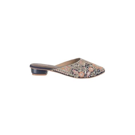 Buy Mochi Women Blue Wedding Slip Ons Online | SKU: 35-1625-45-36 ...