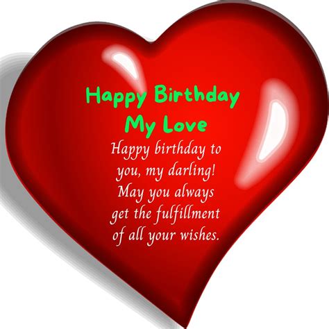 Romantic and Heartfelt Happy Birthday My love Images with Wishes and Quotes