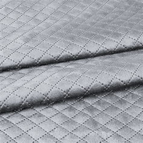 STITCHNEST Quilted Velvet Fabric 2 Meter,54 Inch Wide : Amazon.in: Home ...