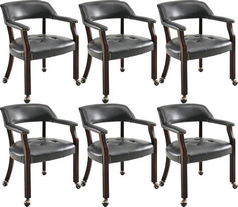 Chairs With Casters And Arms at Andy Summer blog
