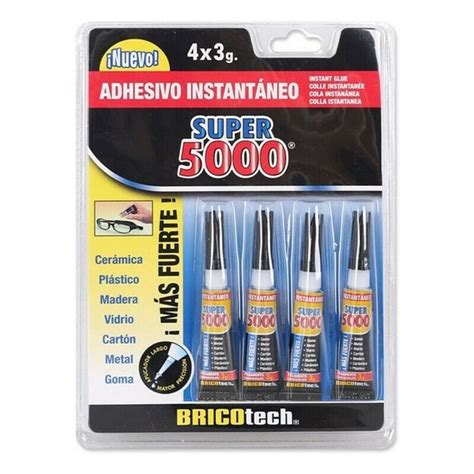 Adhesivo Instantaneo Super 5000 (4 uds) | Leroy Merlin