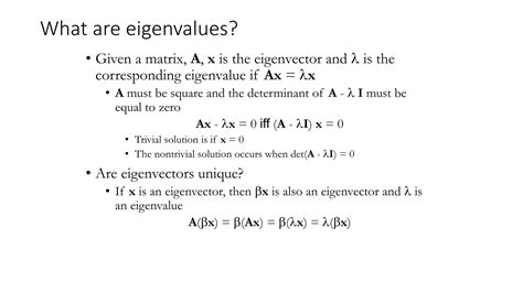 Why Determinant Is Computed For Eigenvalue