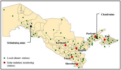 Assessment of Photovoltaic Potential of Mining Sites in Uzbekistan
