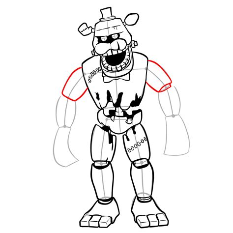 Fnaf Drawing Guide | How to draw Withered Freddy (FNaF) – HRRP