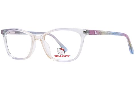 Hello Kitty HK373-1 Eyeglasses Youth Kids Girl's Purple Ombre Full Rim ...