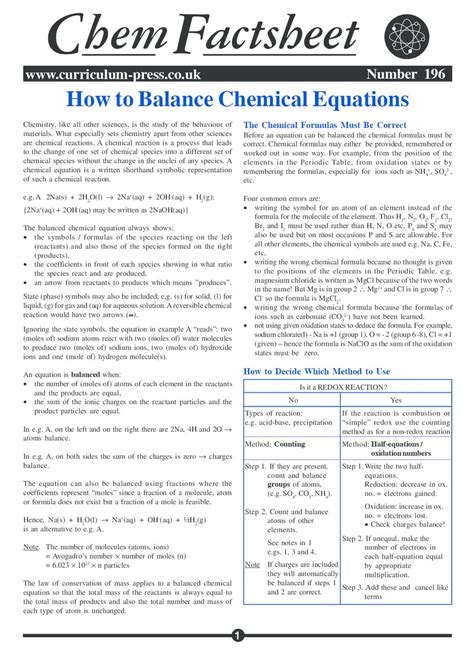 Image result for How to Balance Formulas