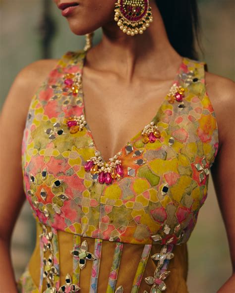 Huzoor Corset Sharara Set – Label Moni K