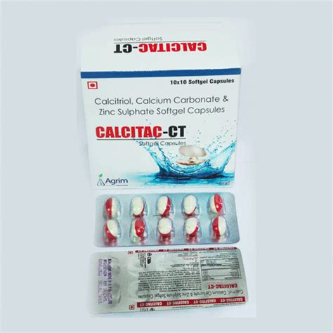 CALCITAC-CT Softgel Capsules Agrim Pharmaceuticals