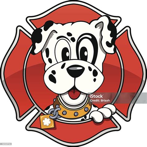 Fire House Puppy Stock Illustration - Download Image Now - Firefighter ...