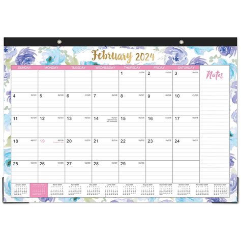 2023-2024 Desk Calendar - Jul 2023 - Dec 2024, 18 India | Ubuy