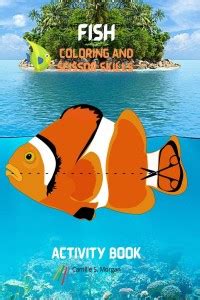 Fish Coloring and Scissor Skills Activity Book: Buy Fish Coloring and ...