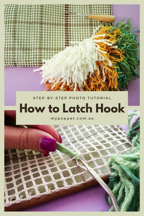 Using a Latch Hook 的图像结果
