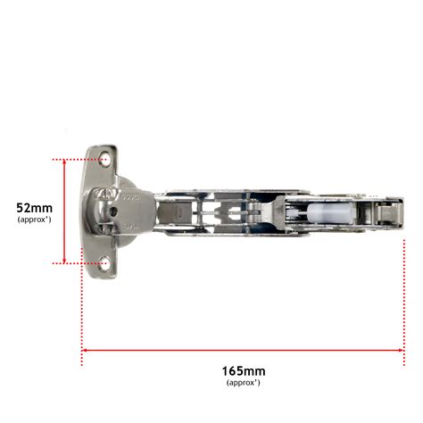 HETTICH Wide Angle Hinge Kitchen Cabinet Door Sensys 165 Nickel Plated ...