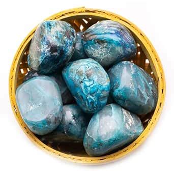 Plus Value Chrysocolla Tumbled Stone Pebbles Reiki Healing Crystal Aura ...