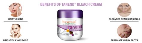 Aryanveda Tanend Bleach Cream for Skin Brightening | Oil control | Pore ...