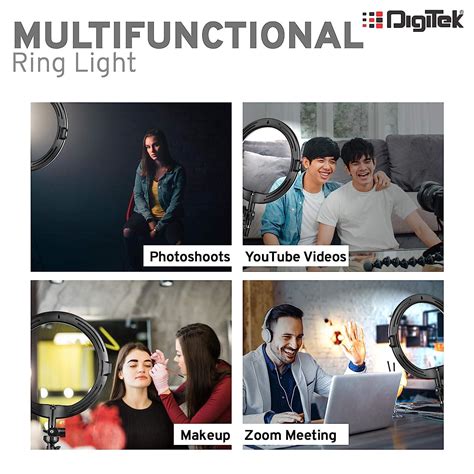 Buy Digitek (DRL 12C) Professional (12 inch) LED Ring Light with Tripod ...