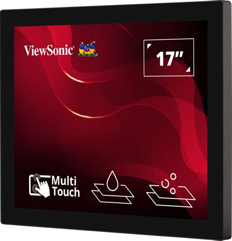 ViewSonic XF1740 17” Open Frame Touch Monitor for 24/7 Continuous ...