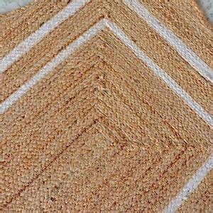 Buy AIESY® - Live Beautiful ! Anti-Slip Handwoven Jute Reversible Mat ...