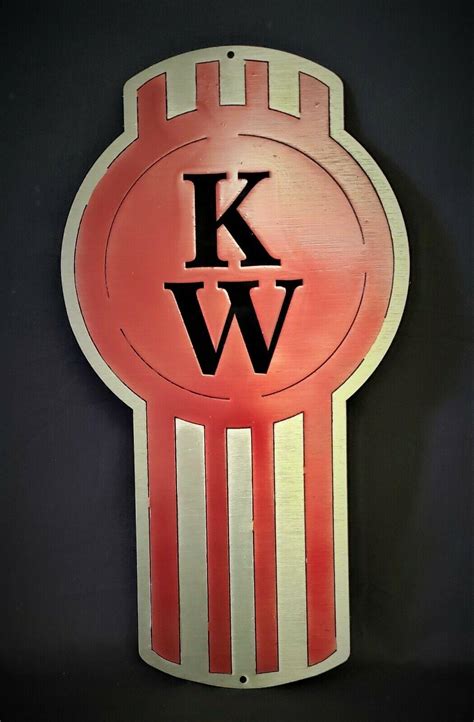 Kenworth Truck Logo Metal Wall Art | #3760183926