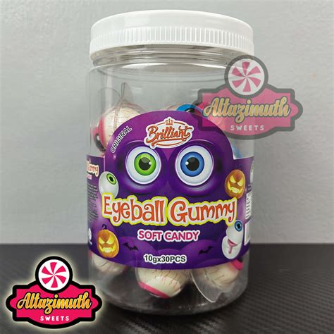 Eyeball Soft Fruit Gummy With Fruity Centre Fill Cream Gummy Candy 10g ...