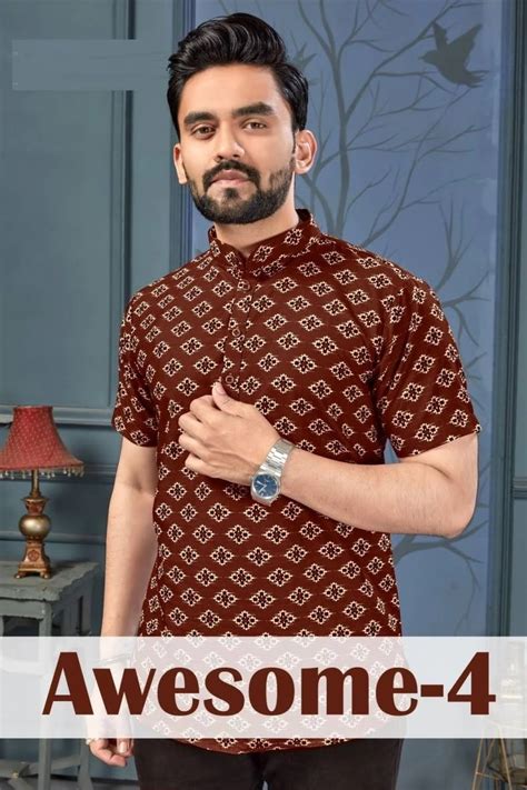 Awesome 4 Soft Cotton Mens Shirt Collection