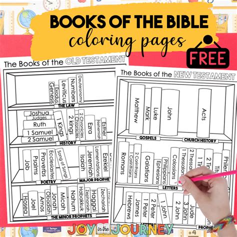 FREE Books of the Bible Coloring Pages - Joy in the Journey