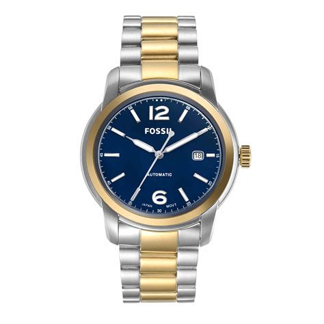 Fossil Heritage Analog Blue Dial Men's Watch-ME3230 : Amazon.in: Watches