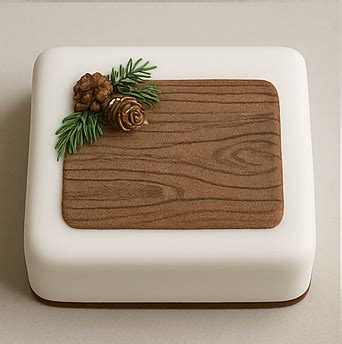 Rectangle and Square Shaped Christmas Cake Decorating Ideas – WarmOven