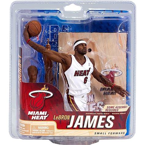 Lebron James Action Figure McFarlane Series 21 NBA Miami Heat - white ...