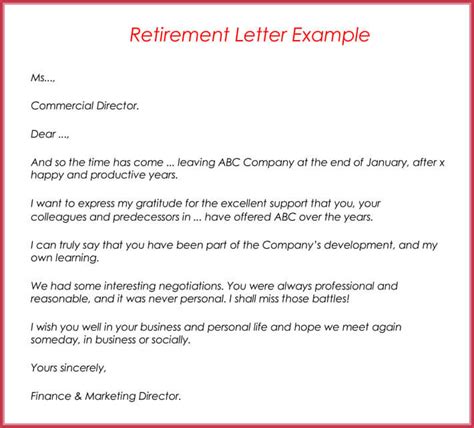 12 Free Retirement Letter Templates | How to Write